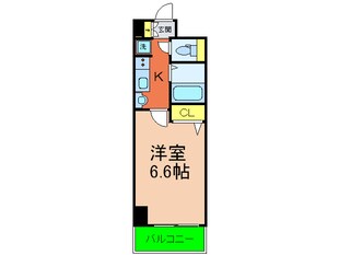 ｴｽﾃﾑｺ-ﾄ三宮EASTⅡﾘﾍﾞﾙﾃ(608)の物件間取画像